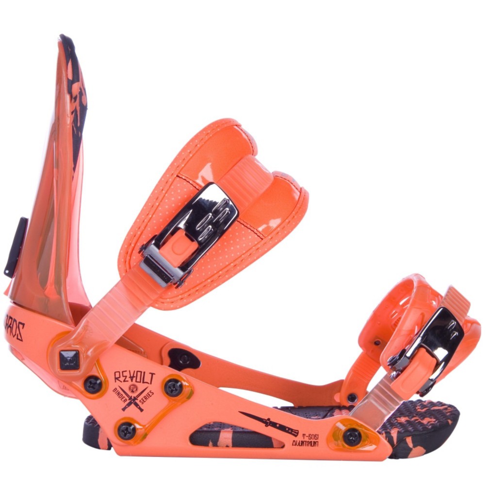 Ride Revolt Snowboard Bindings 2013, Orange, swatch