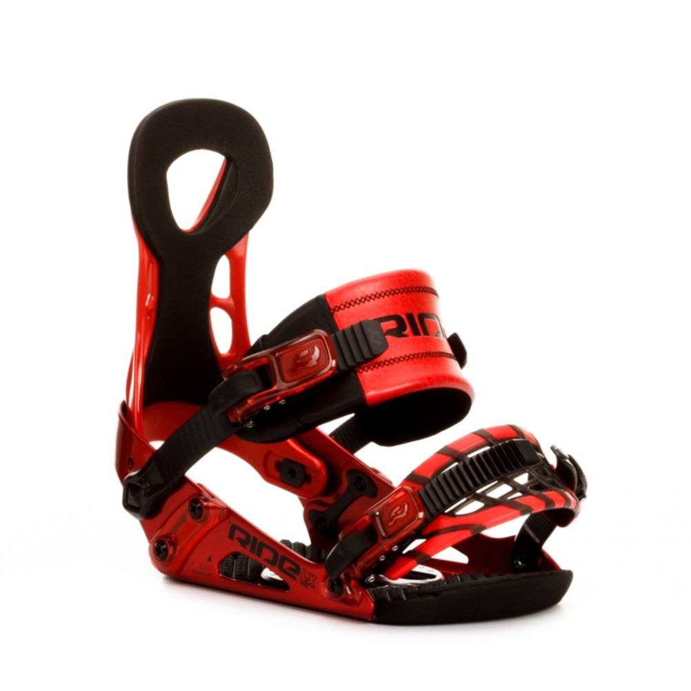 Ride LX Snowboard Bindings 2013, Red, swatch