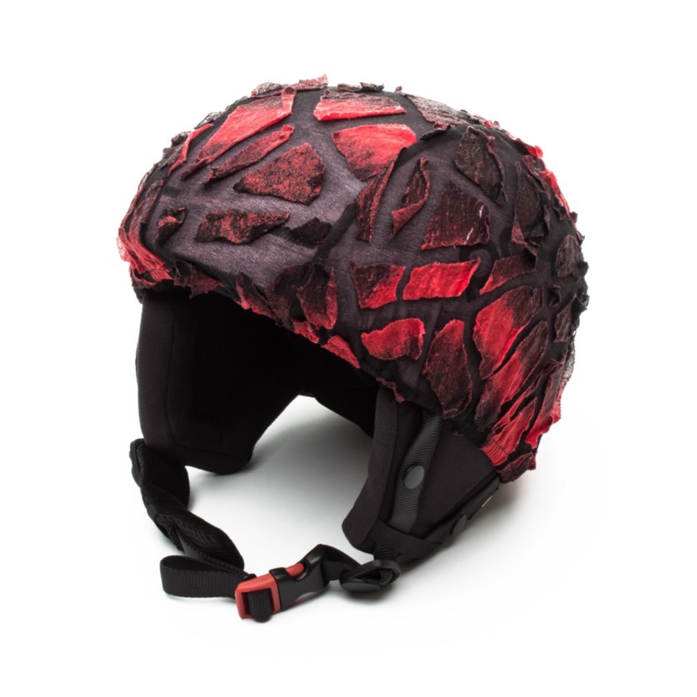 Active Helmets Fracture Helmet Cover, Red Fracture, swatch