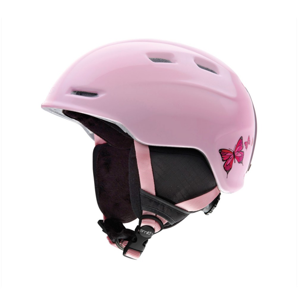 Smith Zoom Jr Girls Helmet 2013, Pink Flutterby, medium