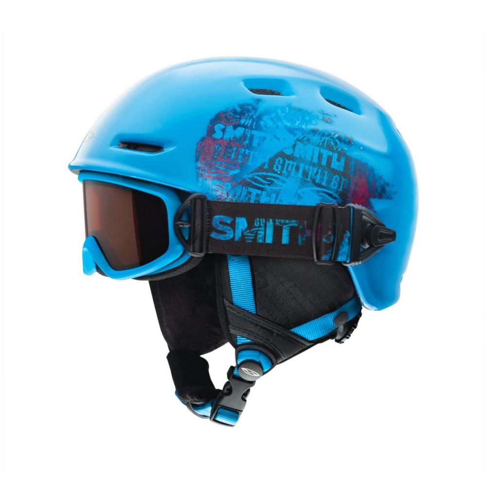 Smith Galaxy/Cosmos Kids Helmet 2013, Cyan Fader, swatch