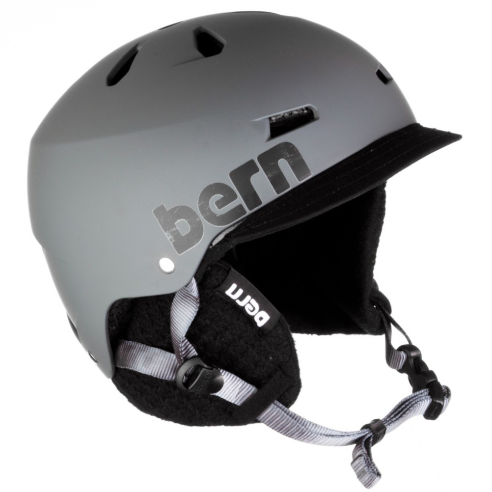 Bern Macon Hard Hat 2013, Matte Grey-Black Visor, swatch