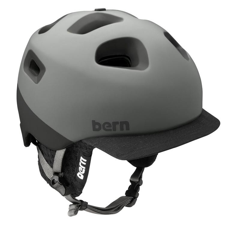 Bern G2 Helmet 2013, Matte Grey 2tone-Black Knit, swatch