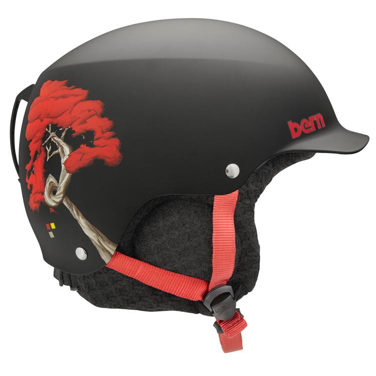 Bern Baker EPS Pollard Audio Helmet 2013, Matte Black-Audio, medium