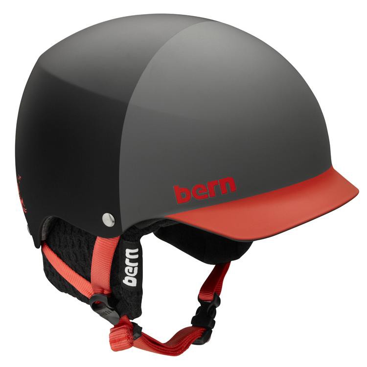 Bern Baker EPS Wescott Audio Helmet 2013, Matte Black Hatstyle-Audio, medium