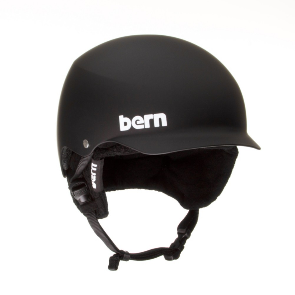 Bern Baker EPS Helmet 2013, Matte Black-Black Knit, swatch