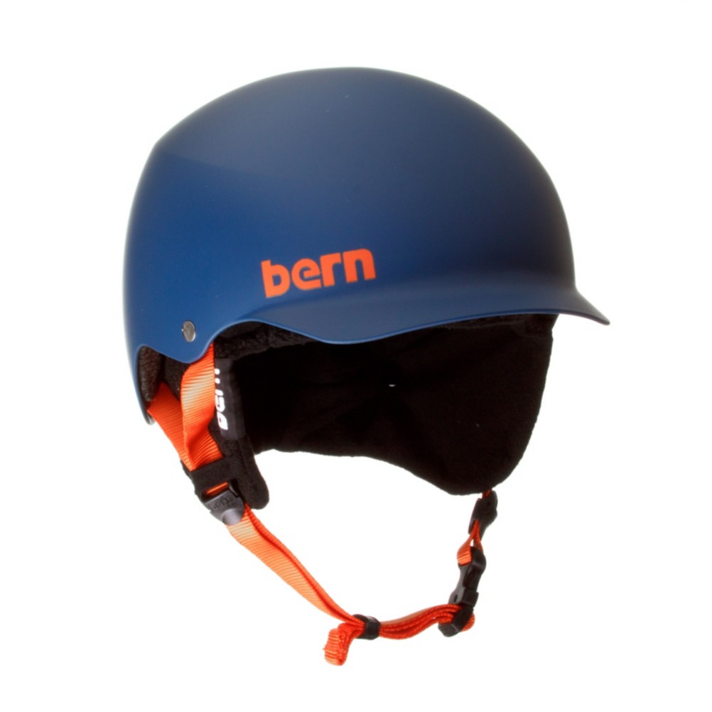 Bern Baker EPS Helmet 2013, Matte Blue-Black Knit, swatch
