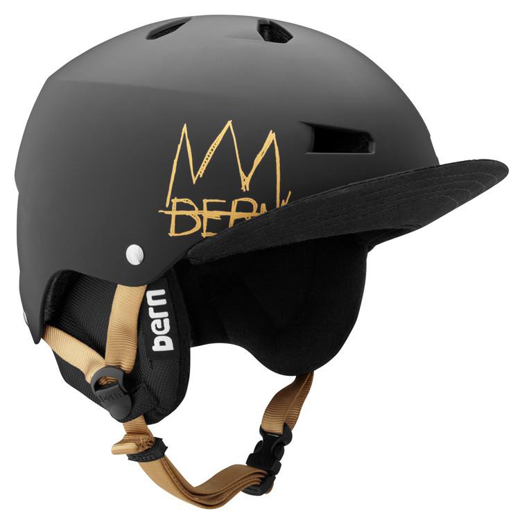 Bern Macon EPS Schneider Audio Helmet 2013, Matte Black-Audio, medium