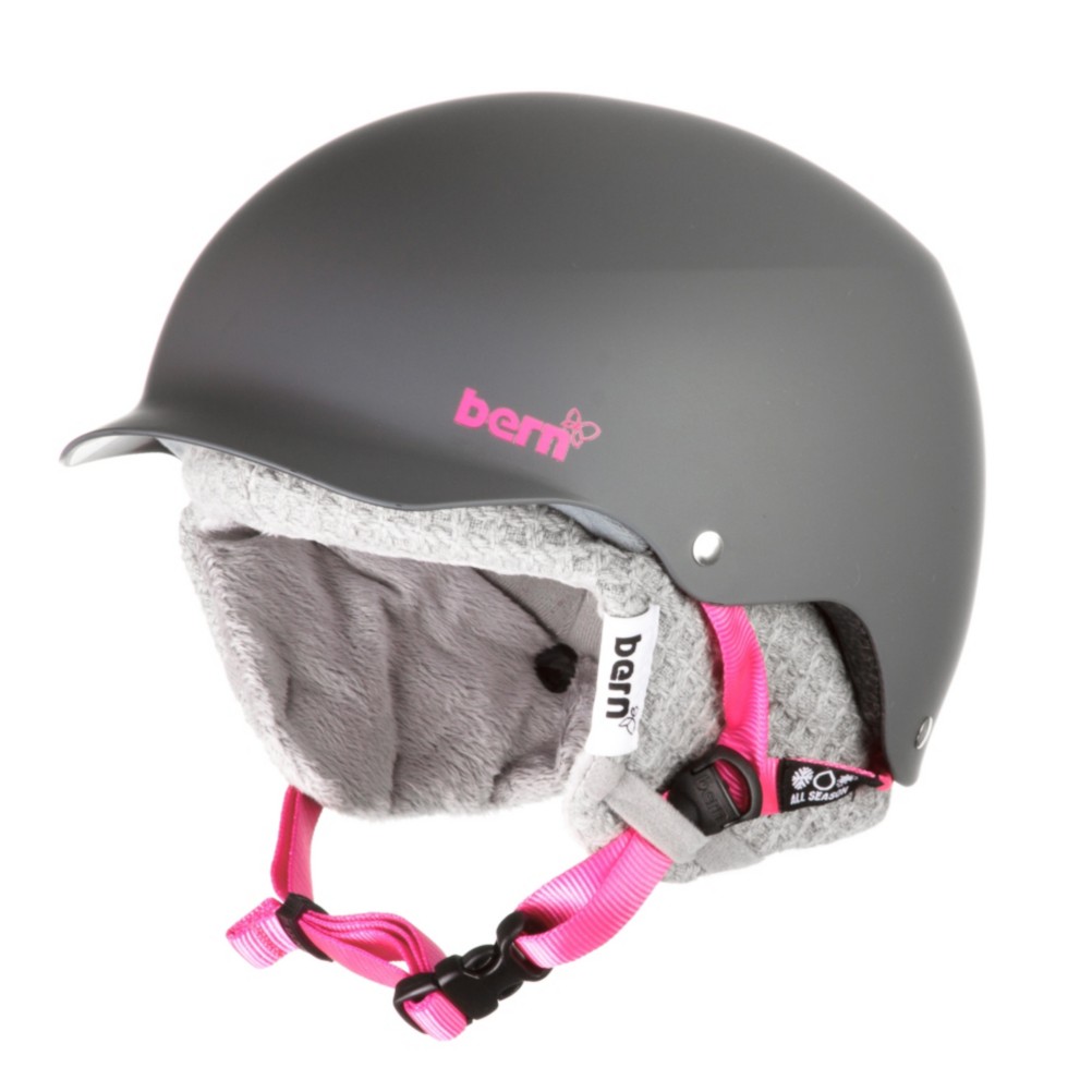 Bern Muse EPS Womens Helmet 2013, Matte Grey-Grey Knit, swatch
