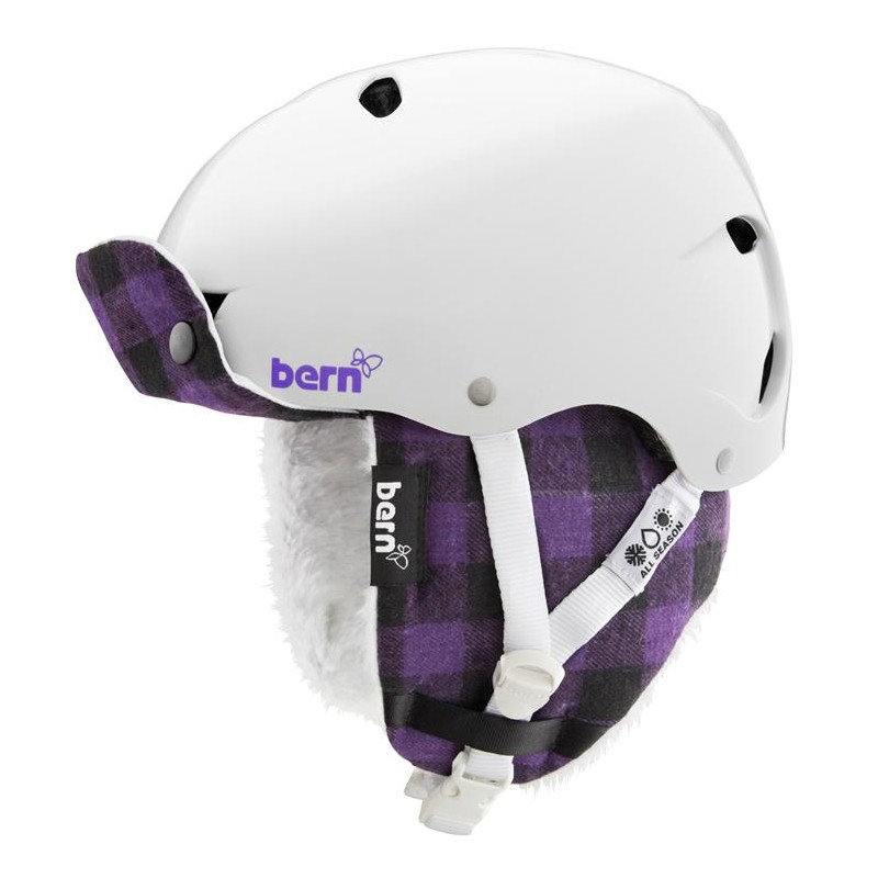 Bern Brighton EPS Womens Helmet 2013, Matte Black-Black Knit, swatch