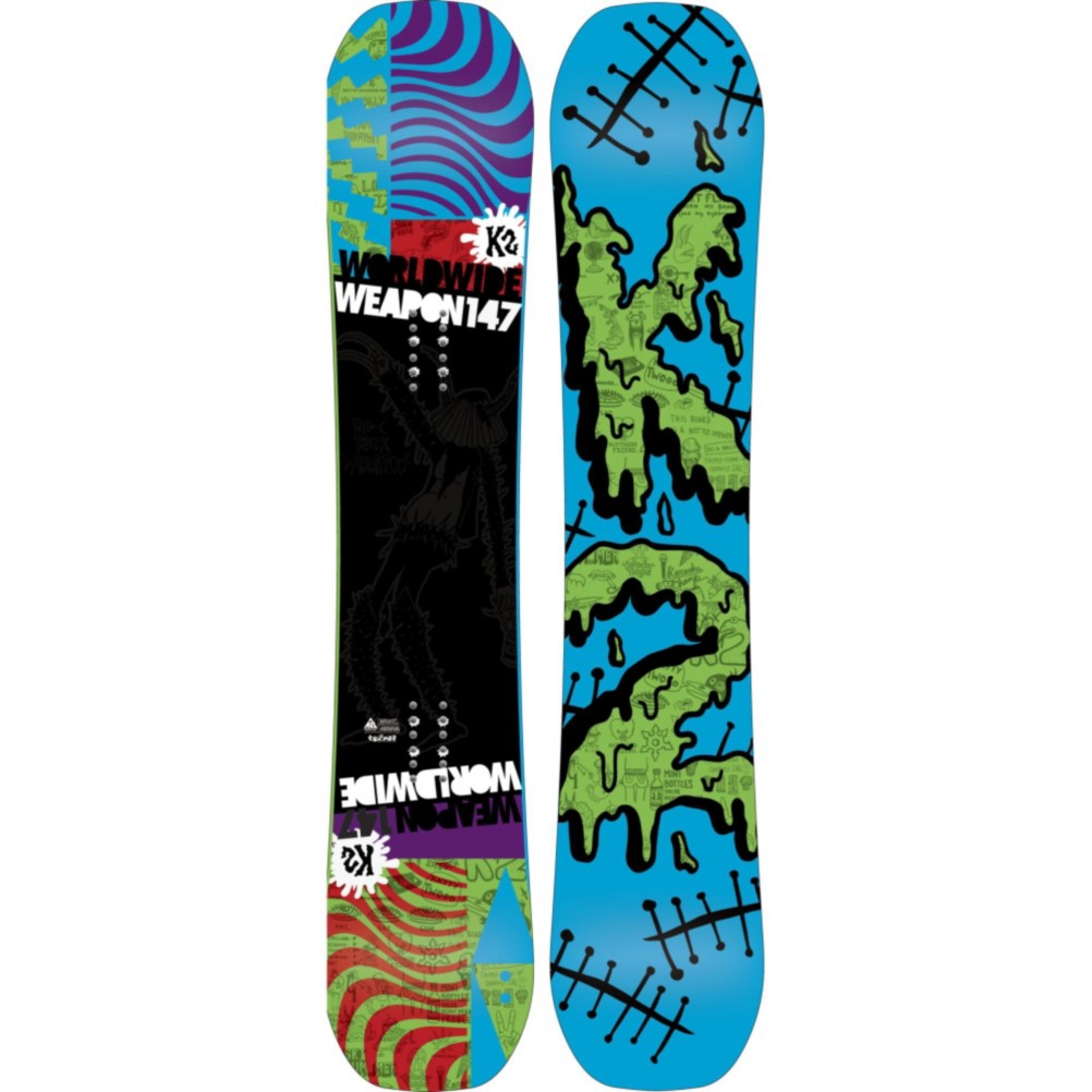 K2 World Wide Weapon Snowboard 2013, 147cm, medium