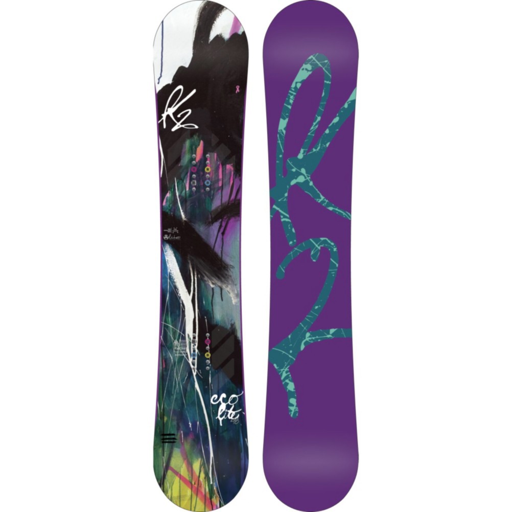 K2 Eco Lite Womens Snowboard 2013, 148cm, swatch