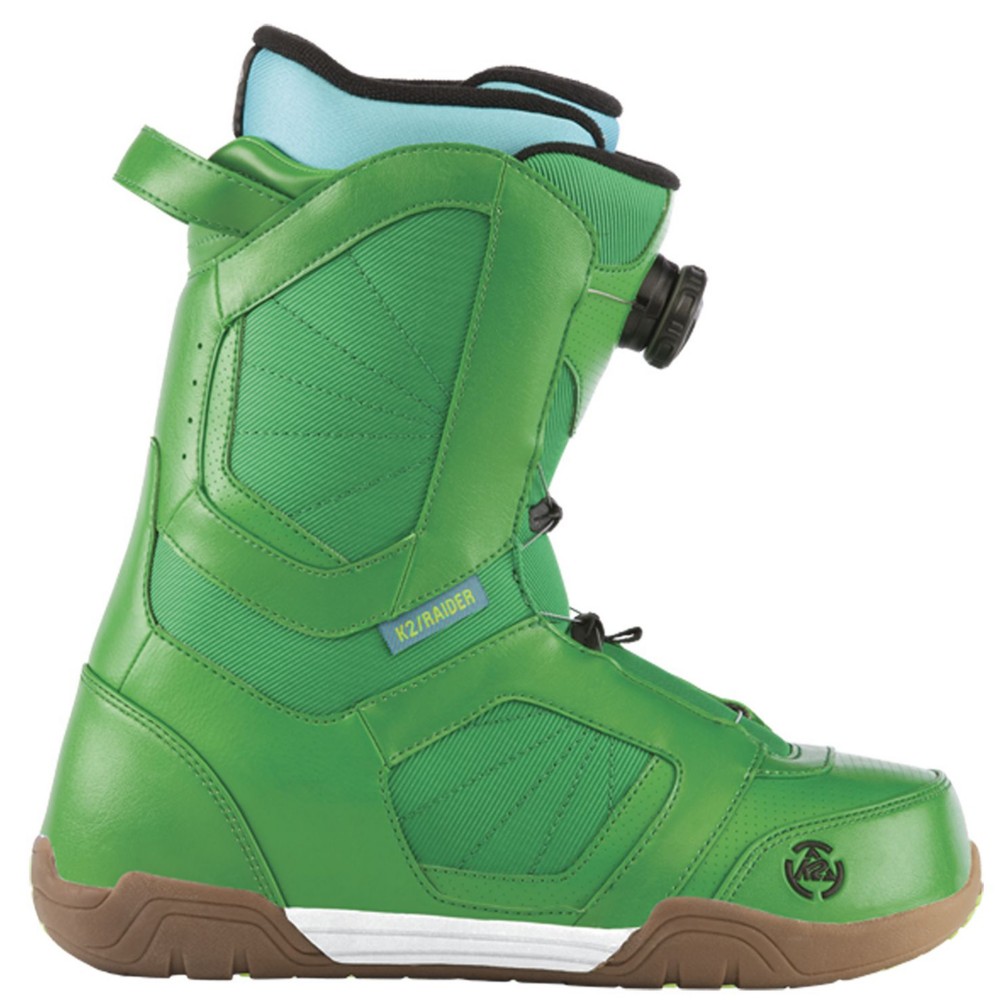 K2 Raider Snowboard Boots 2013, Green, swatch