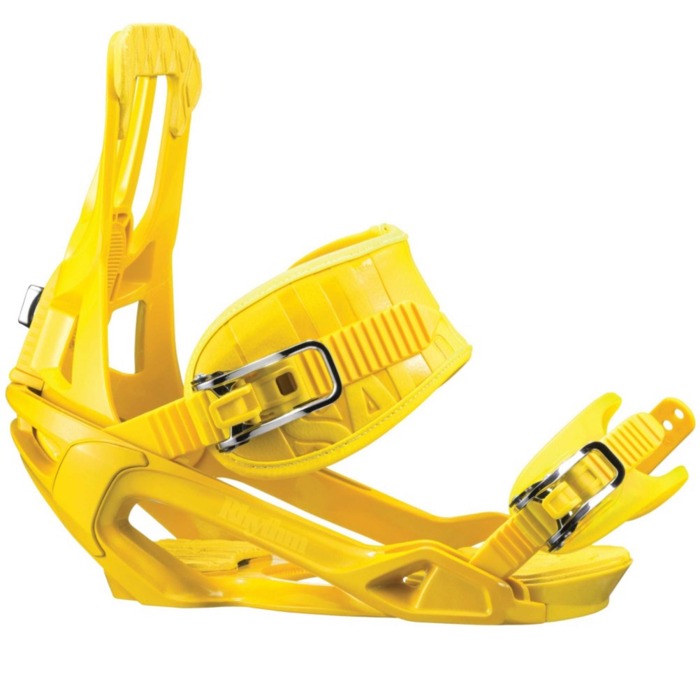 Salomon Rhythm Womens Snowboard Bindings 2013, Yellow, medium