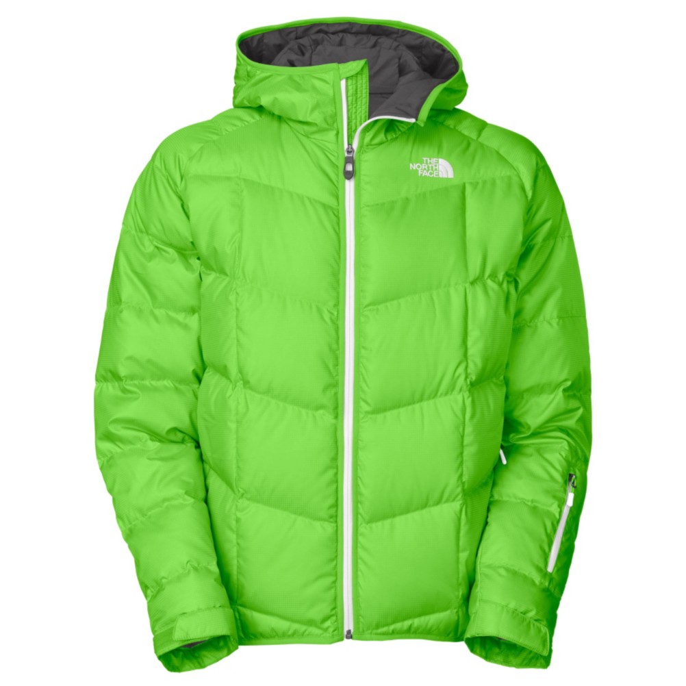 The North Face Gatebreak Down Mens Insulated Ski Jacket, Glo Green, medium