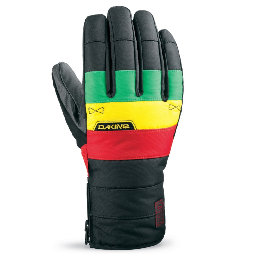 Dakine Omega Gloves, Rasta, medium