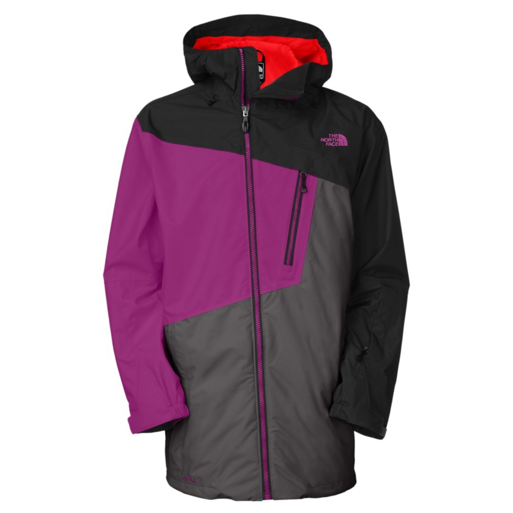The North Face Gonzo Long Mens Shell Ski Jacket, Pamplona Purple, swatch