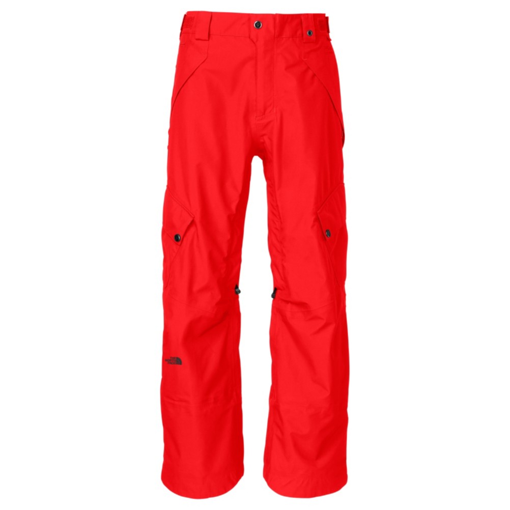 The North Face Spineology Mens Ski Pants, Fiery Red, medium