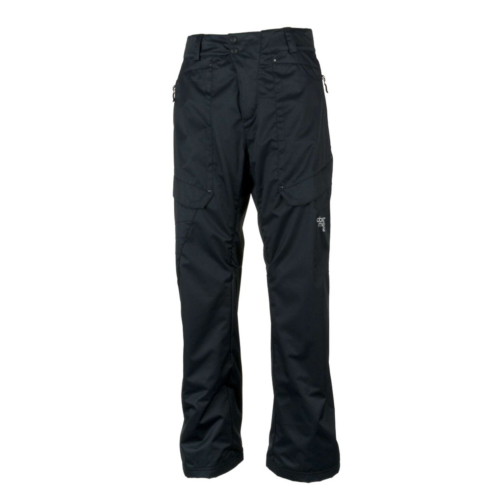 Obermeyer Yukon Mens Ski Pants, Black, swatch