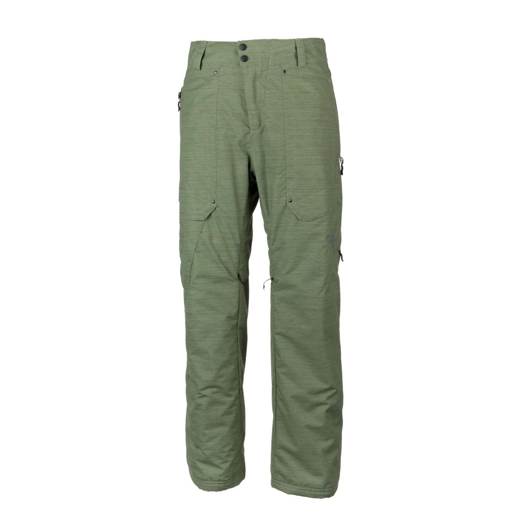 Obermeyer Yukon Mens Ski Pants, Sandstorm, swatch