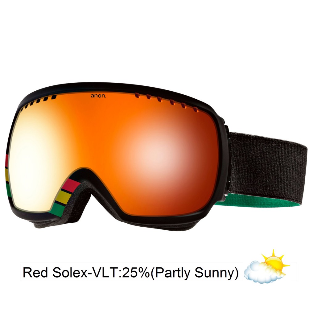 Anon Comrade Goggles 2013, Mi Yard-Red Solex, swatch