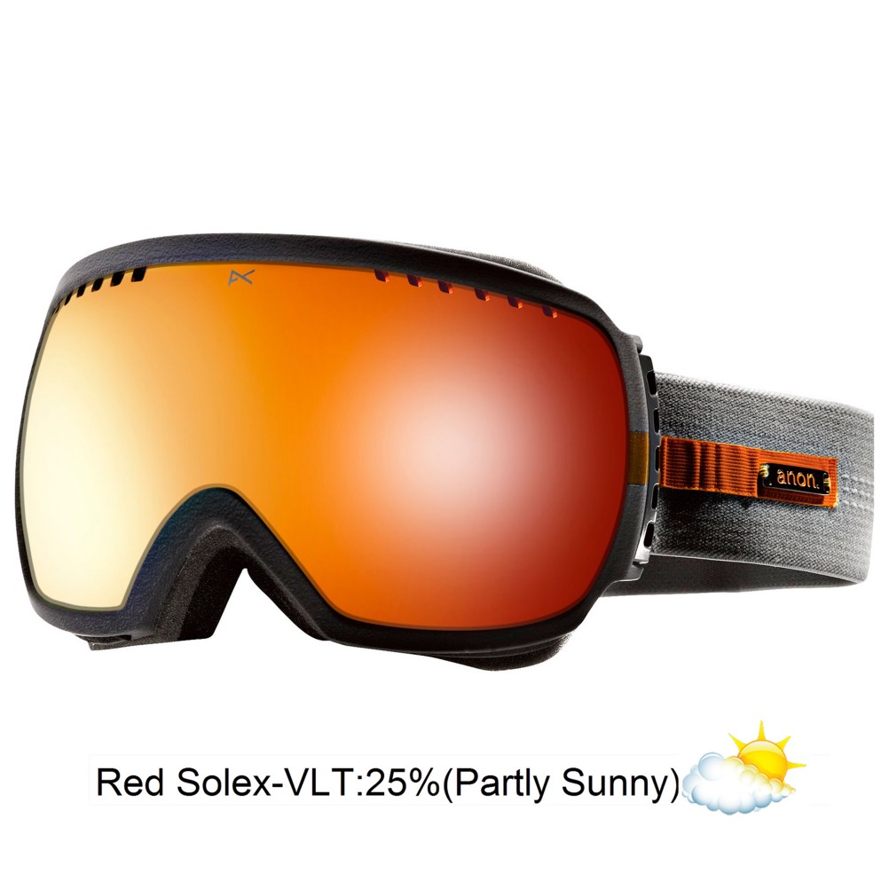 Anon Comrade Goggles 2013, Agent-Red Solex, medium