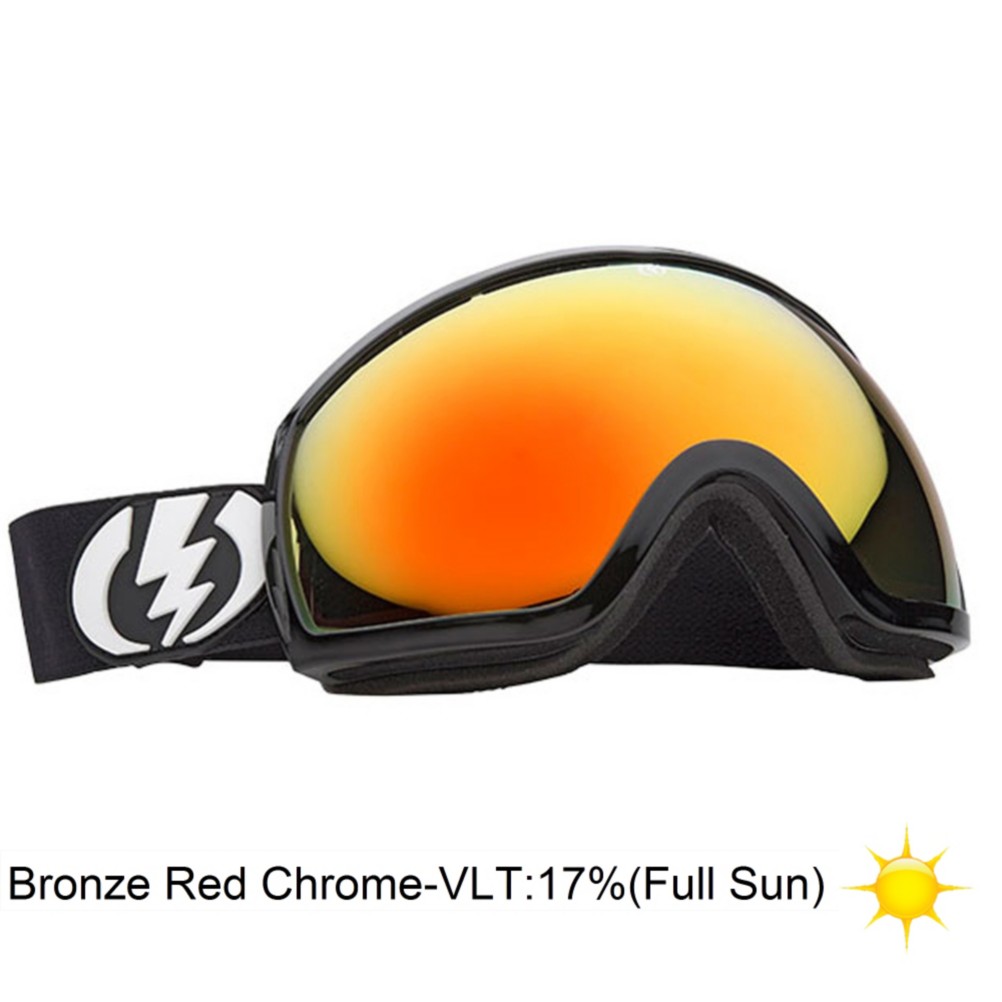 Electric EG2 Goggles 2013, Gloss Black-Bronze Red Chrome, swatch