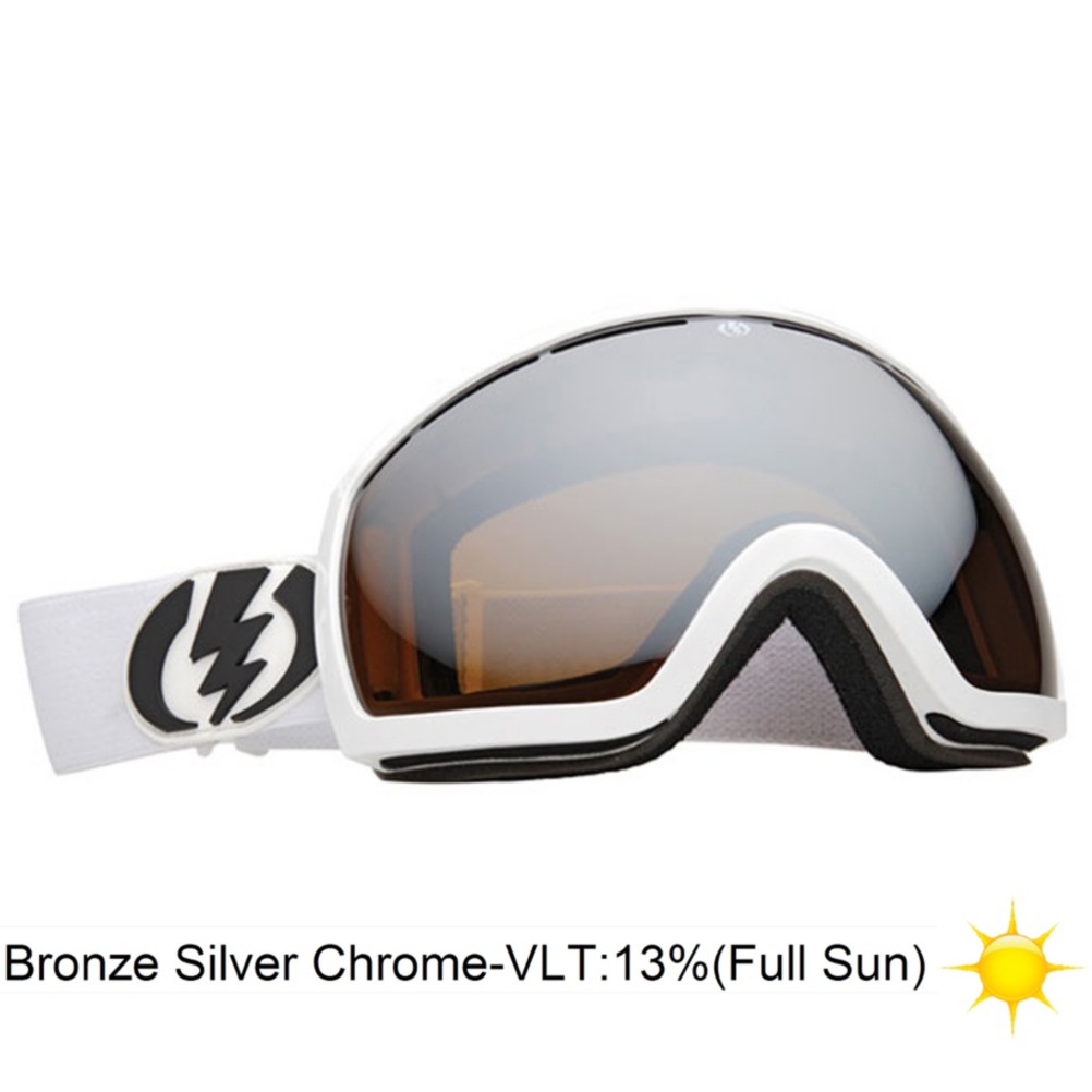 Electric EG2 Goggles 2013, Gloss White-Bronze Silver Chro, swatch