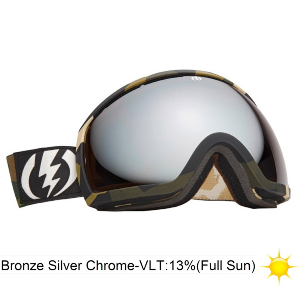 Electric EG2 Goggles 2013, Disorganize-Bronze Silver Chro, swatch