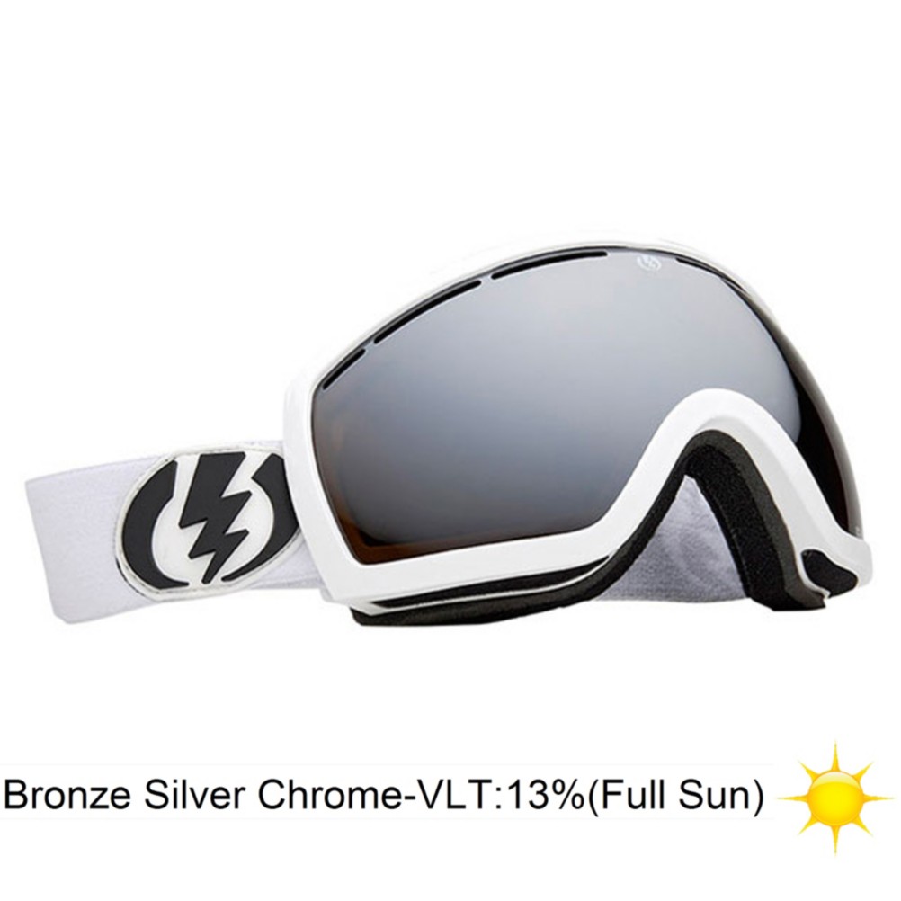 Electric EG2.5 Goggles 2013, Gloss White-Bronze Silver Chro, swatch