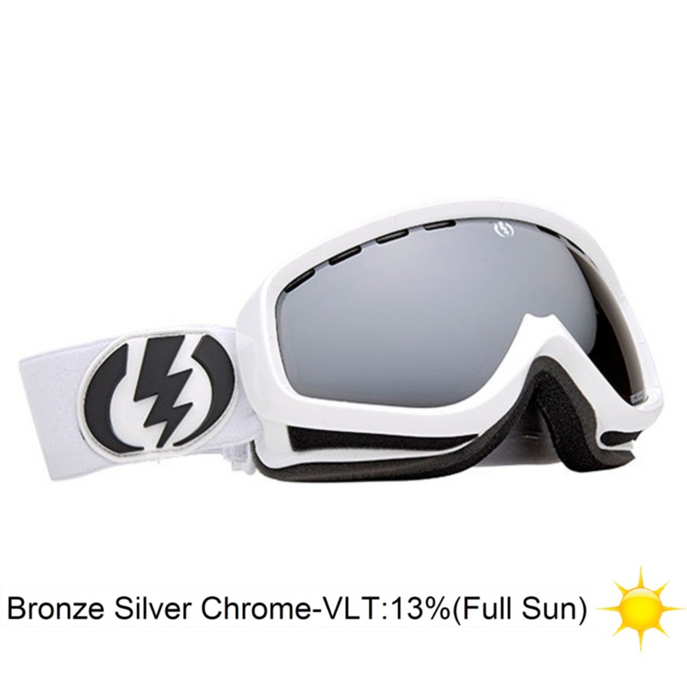 Electric EGK Kids Goggles 2013, Gloss White-Bronze Silver Chro, swatch