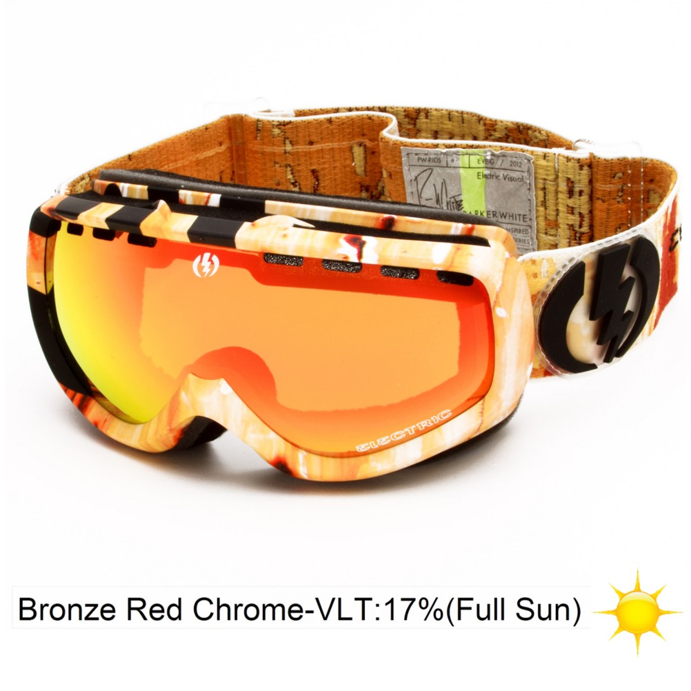 Electric EGK Parker White Kids Goggles 2013, P. White-Bronze Red Chrome, medium