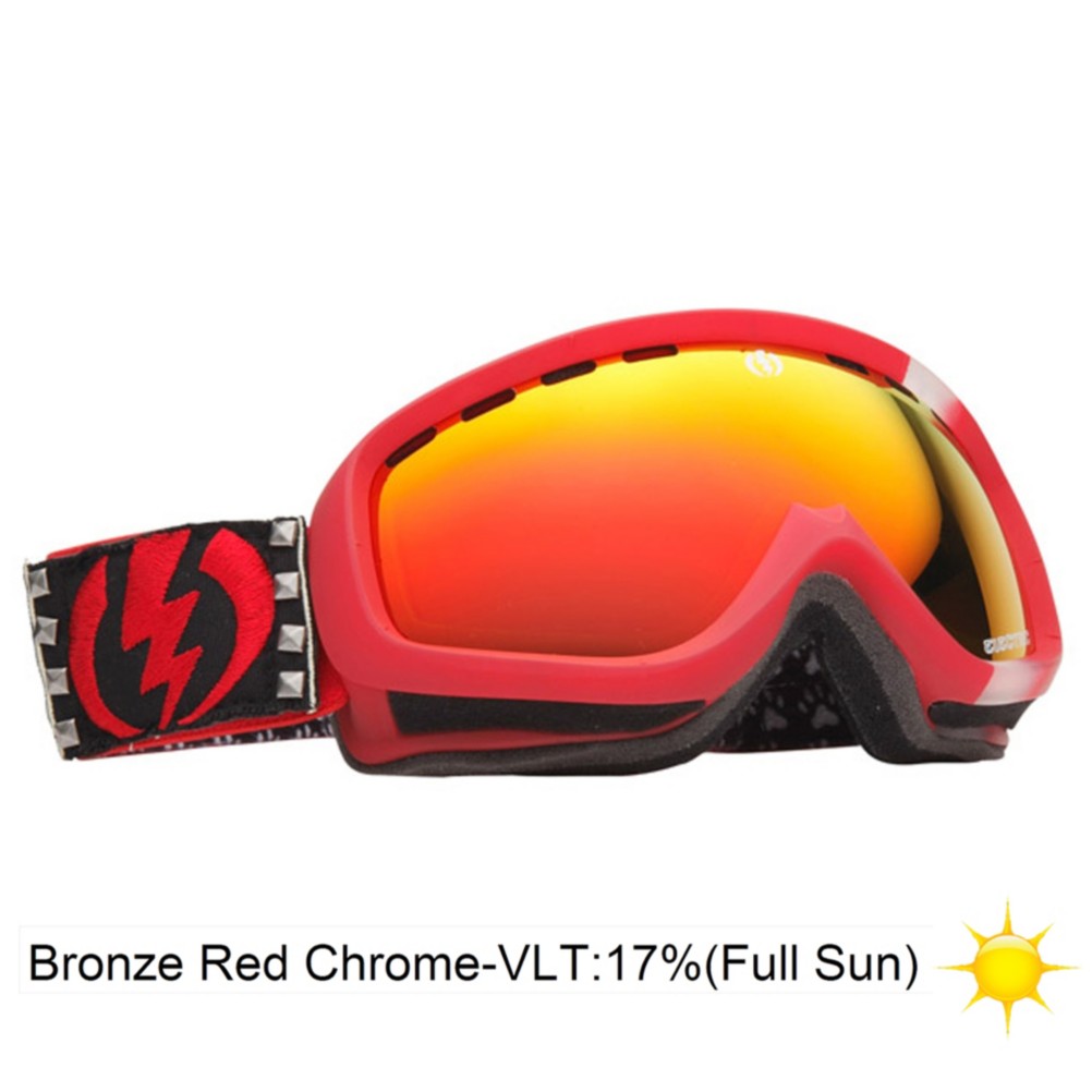Electric EGK Cheryl Maas Kids Goggles 2013, Cheryl Maas-Bronze Red Chrome, medium