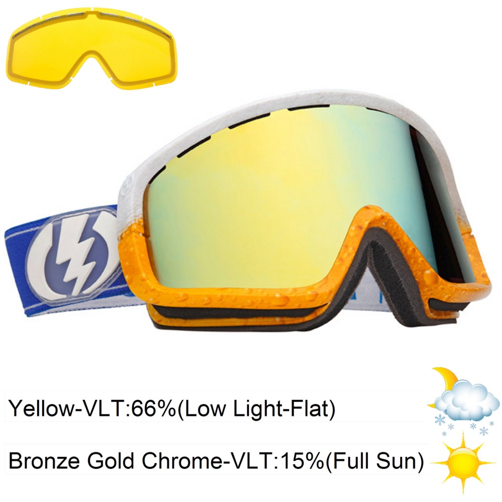 Electric EGB2 Pat Moore Goggles 2013, Pat Moore-Bronze Gold Chrome, medium