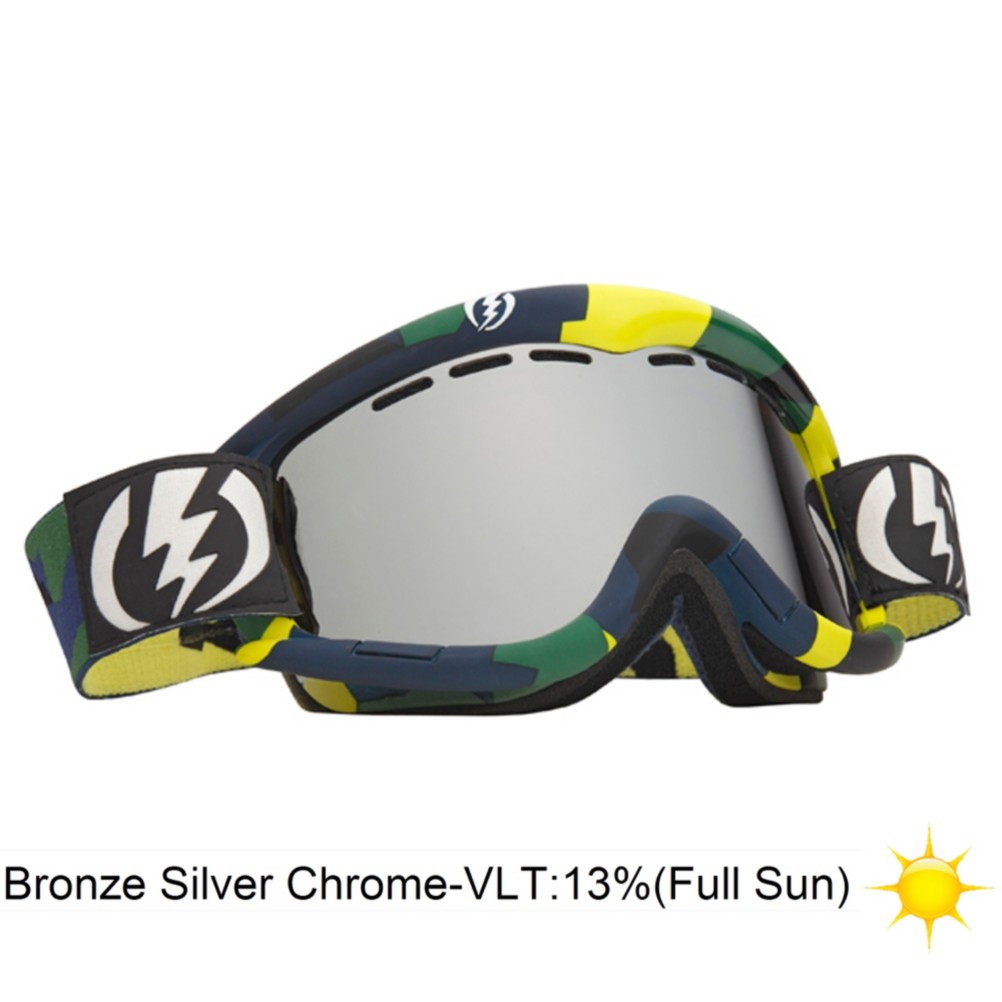 Electric EG1 Goggles 2013, Disorganize-Bronze Silver Chro, swatch