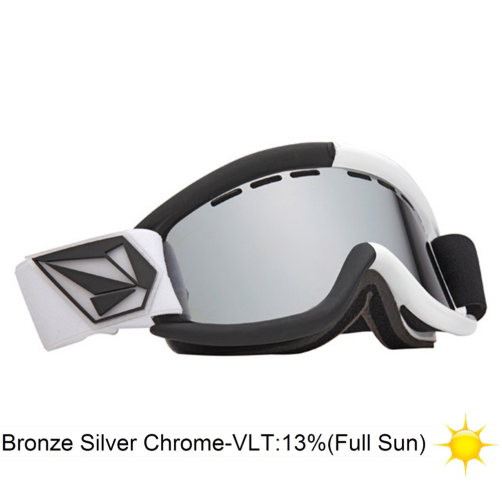 Electric EG.5 Volcom Co-Lab Goggles 2013, V.co Lab-Bronze Silver Chrome, medium