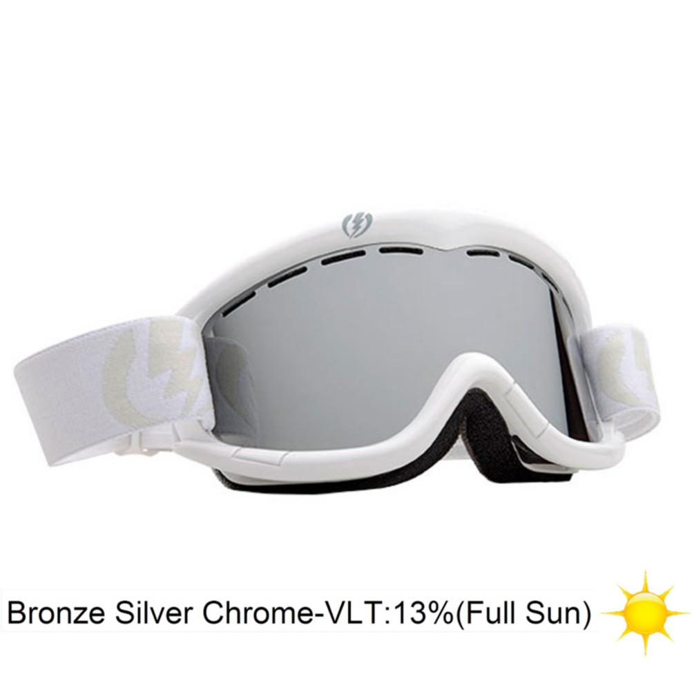 Electric EG1K Kids Goggles 2013, Gloss White-Bronze Silver Chro, swatch