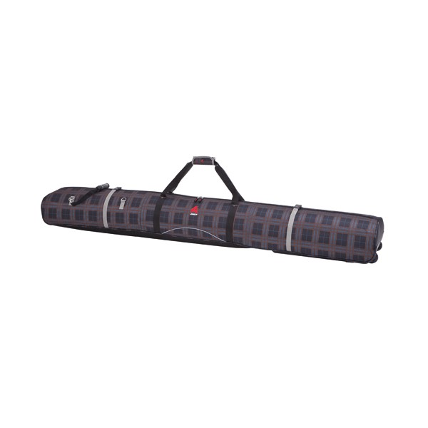 Athalon Sport Bags Wheeling Double Wheeled Ski Bag 2013, Plaid, medium