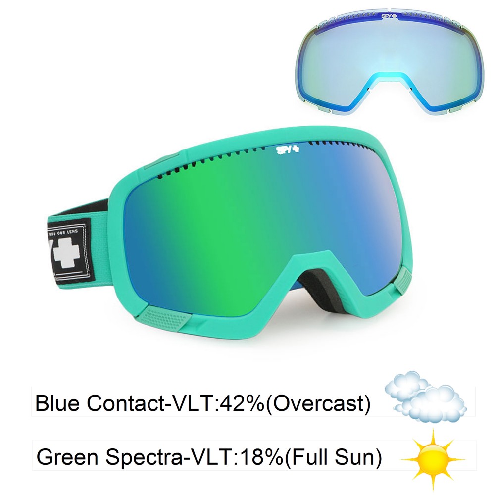 Spy Platoon Goggles 2013, Ultra Teal-Bronze Green Spectr, swatch