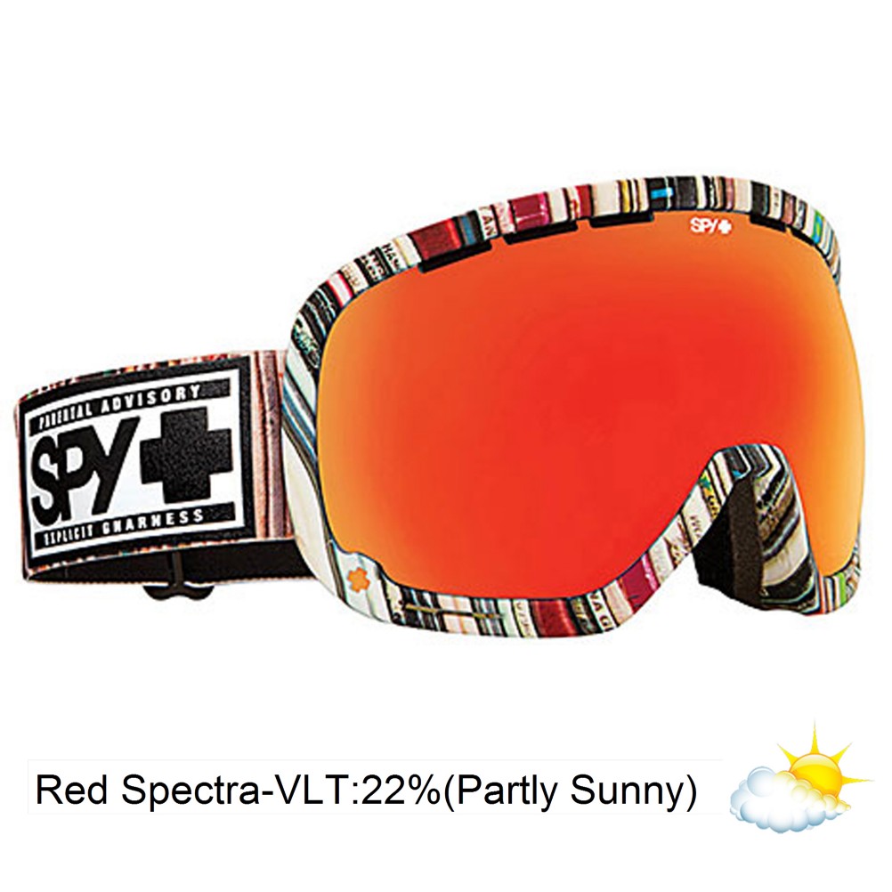Spy Marshall Goggles 2013, Hi Fi-Bronze Red Spectra, swatch