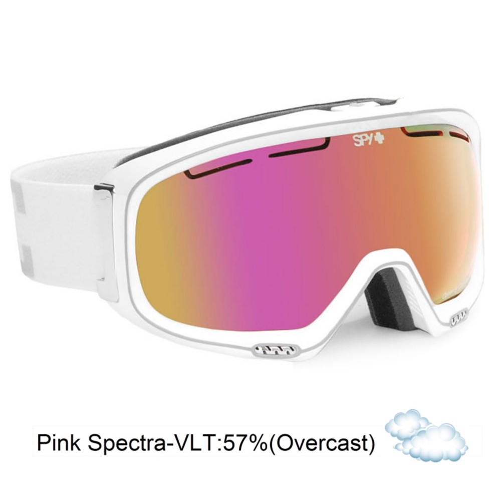 Spy Bias Womens Goggles 2013, White Diamond-Pink Pink Spectr, swatch