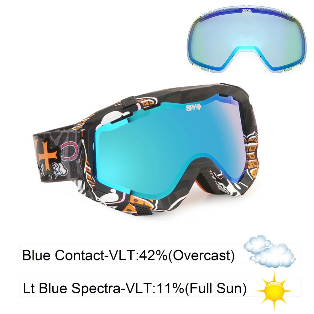 Spy Zed Goggles 2013, Honkeykong-Bronze Lt Blue Spec, swatch