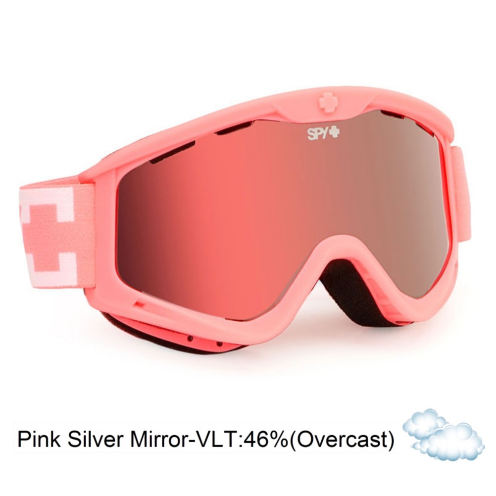 Spy Targa 3 Goggles 2013, Ultra Melon-Pink Silver Mirror, swatch