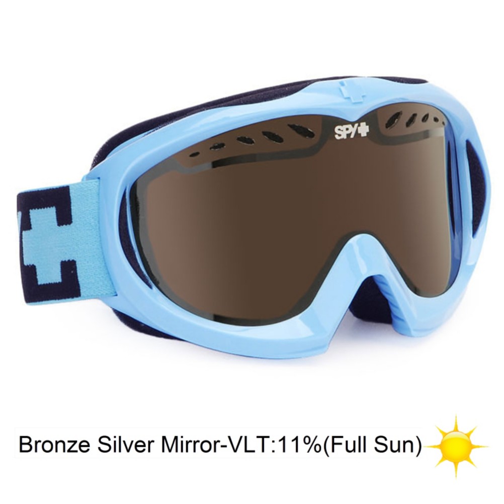 Spy Targa Mini Kids Goggles 2013, Blizzard Blue-Blue Silver Mirr, medium