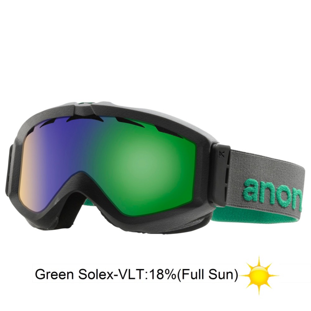 Anon Figment Goggles 2013, Agent-Green Solex, medium