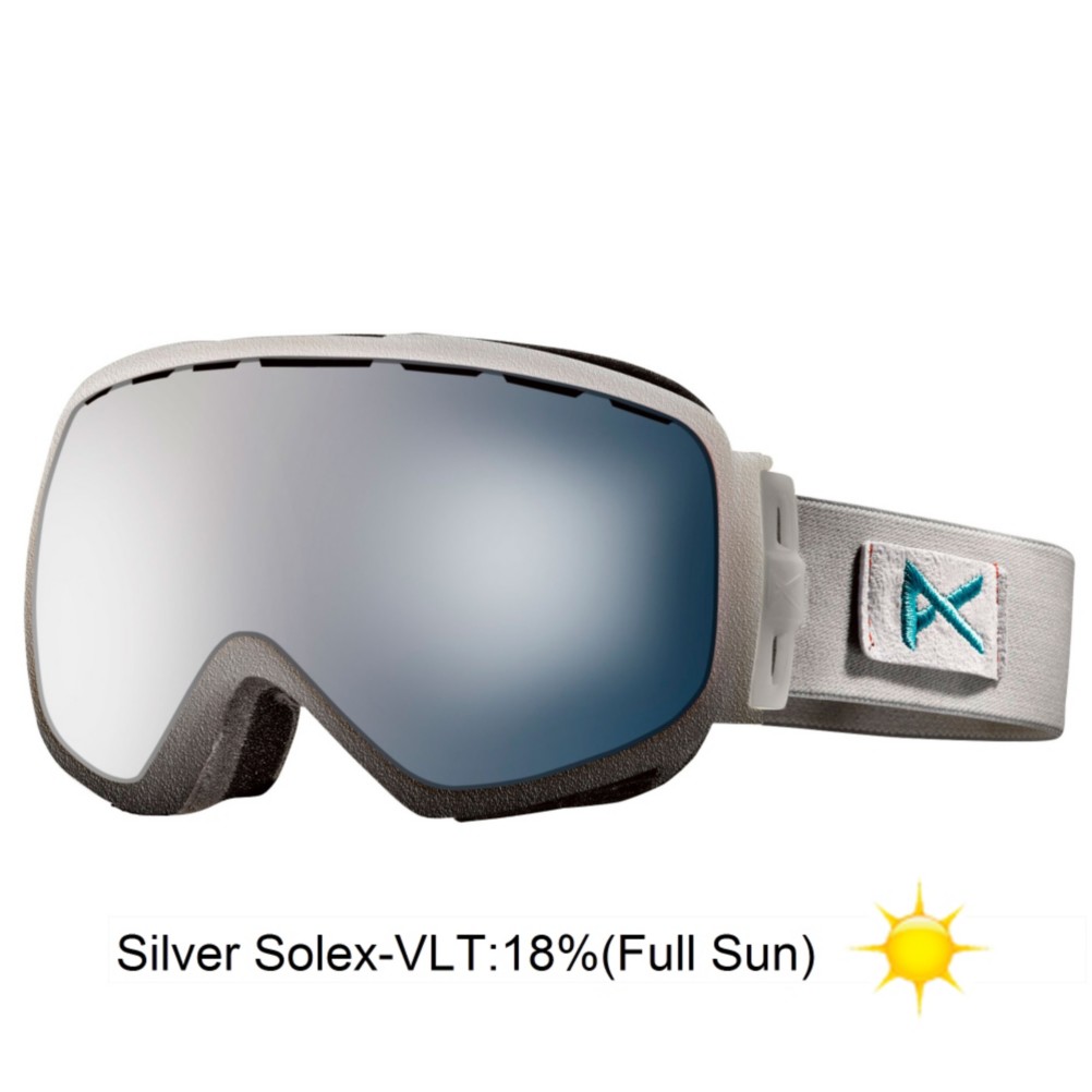 Anon Somerset Womens Goggles 2013, Grey Emblem-Silver Solex, swatch