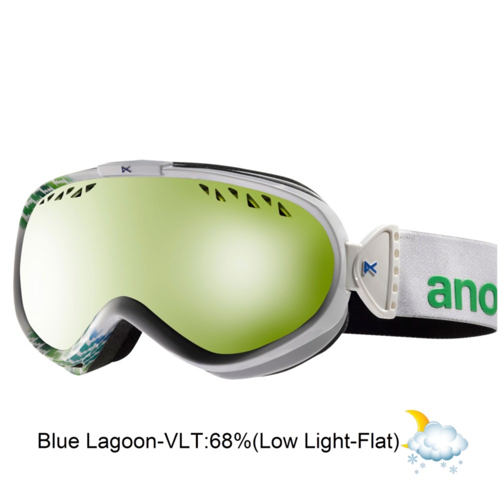 Anon Solace Womens Goggles 2013, Aura-Blue Lagoon, medium