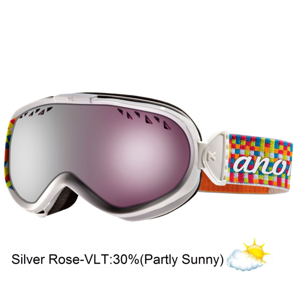 Anon Solace Womens Goggles 2013, Weaver-Silver Rose, swatch