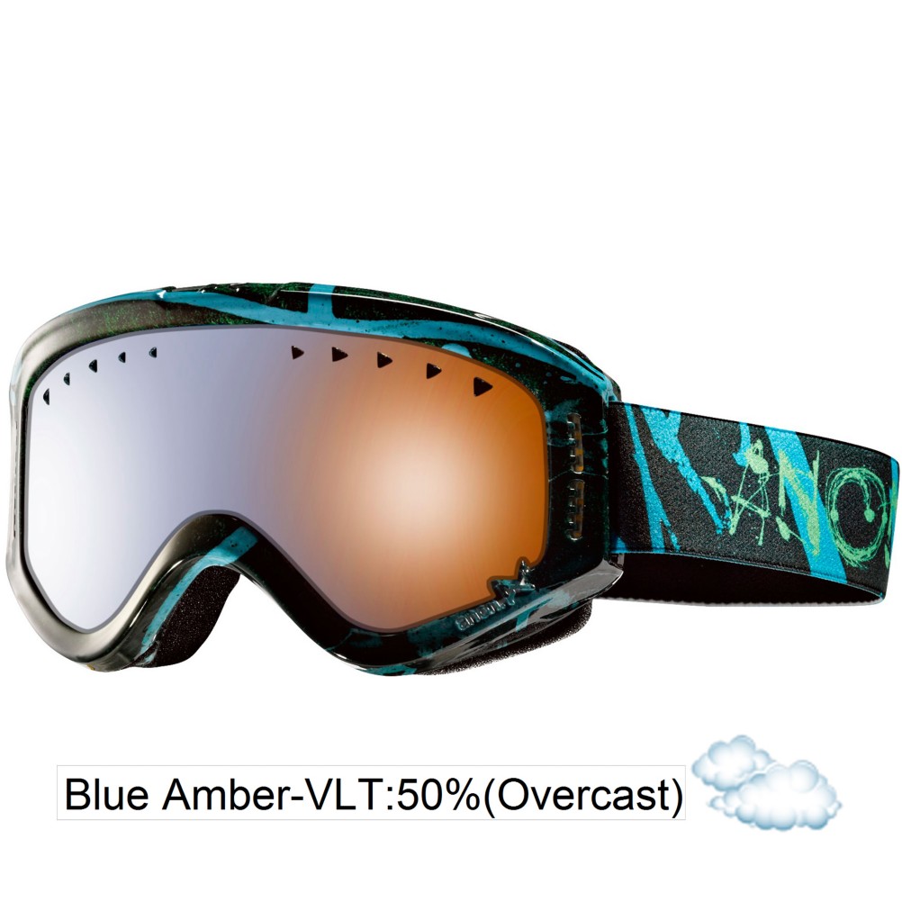 Anon Tracker Kids Goggles 2013, Bluerayz-Blue Amber, medium