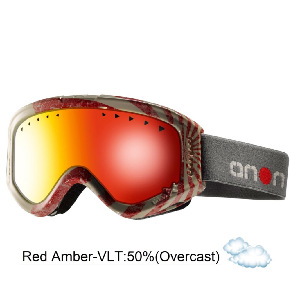 Anon Tracker Kids Goggles 2013, Bonzai-Red Amber, swatch